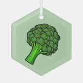 Broccoli ガラスオーナメント (正面)