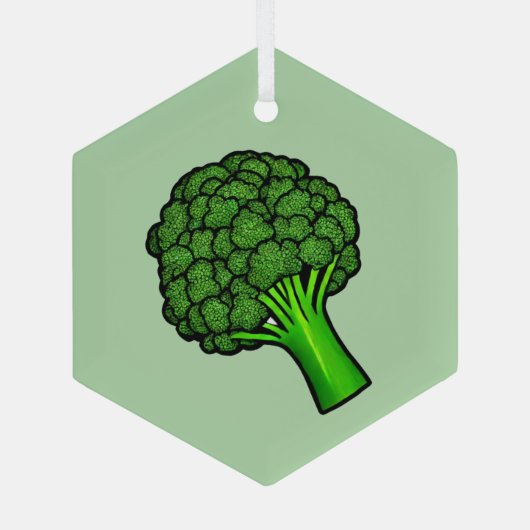 Broccoli ガラスオーナメント (裏面)