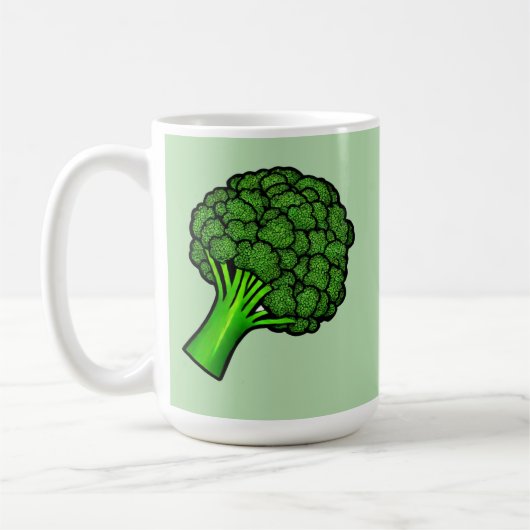 Broccoli コーヒーマグカップ (左)