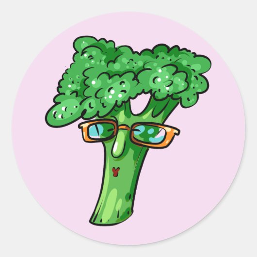 Broccoli ラウンドシール (正面)