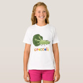 broccoli crocodile tシャツ (正面フル)