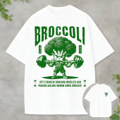 Broccoli Gym Hero Funny Muscle Veggie Design Tシャツ