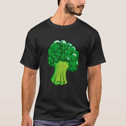 Broccoli Is Life Fun Graphic Vegetable 1 Tシャツ (正面)