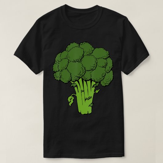 Broccoli Is Life Fun Graphic Vegetable  Tシャツ (デザイン正面)
