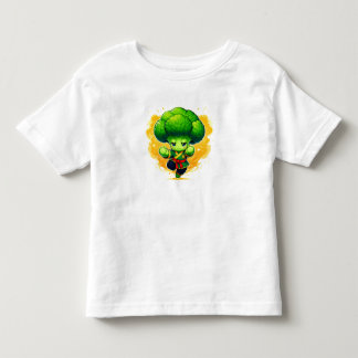 Broccoli Karate Kid — Cute Veggie Warrior トドラーTシャツ