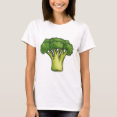 Broccoli T-Shirt – Fun Veggie Graphic Tee Tシャツ (正面)