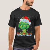 Broccoli Vegetable Lover Matching Santa Broccoli C Tシャツ (正面)