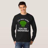 Broccoli  Vegetable Vegetarian Broccoli Vegan Food Tシャツ (正面フル)