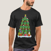 Broccoli   Xmas Holiday   Broccoli Christmas Tree Tシャツ (正面)