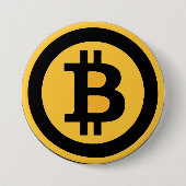 Broche Bitcoin 缶バッジ (正面)