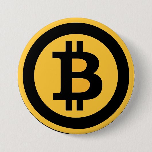 Broche Bitcoin 缶バッジ (正面)