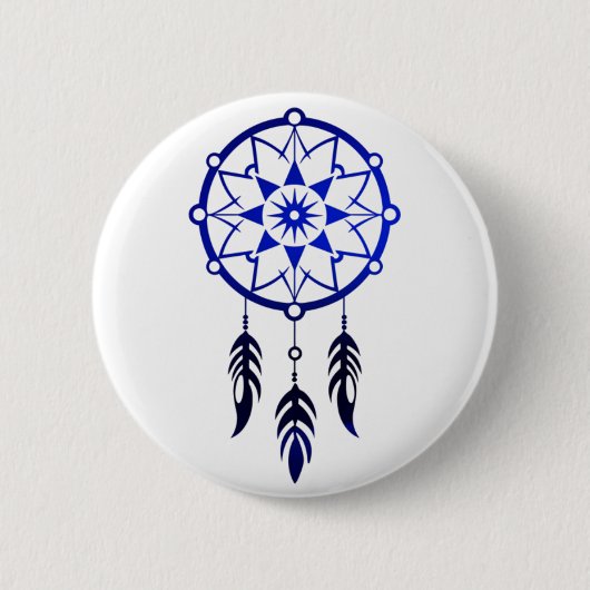 Broche (Boton) Filtro dos Sonhos Azul 缶バッジ (正面)