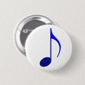 Broche (Botton) Colcheia Azul 缶バッジ (正面&裏面)