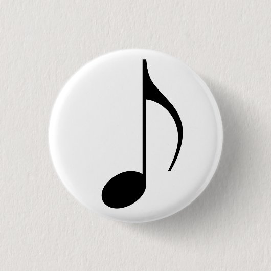 Broche (Botton) Colcheia Preta 缶バッジ (正面)