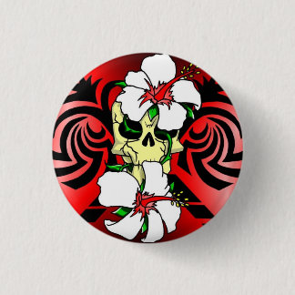 broche de caveira 缶バッジ