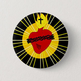 Broche do Sagrado Coração de Jesus 缶バッジ