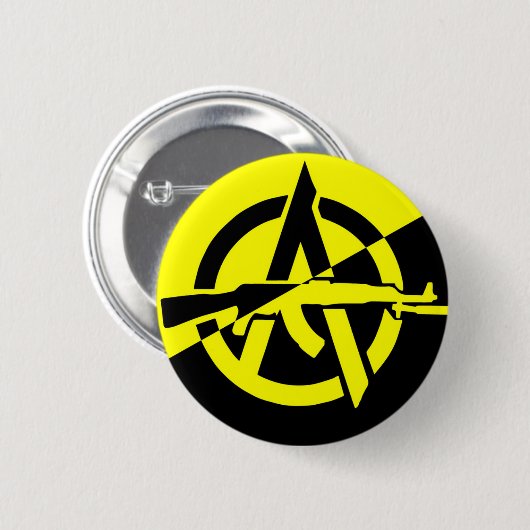 Broche Libertário 缶バッジ (正面&裏面)