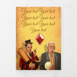 Brochure Ukraine 三つ折りカード