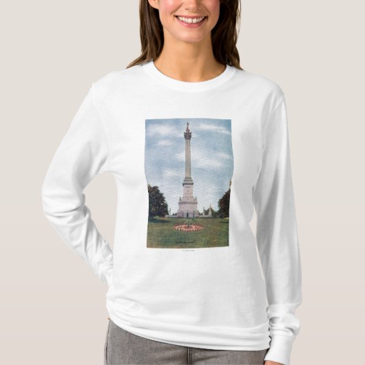 Brockの記念碑の眺め# 2 tシャツ (正面)