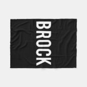 Brock - Cool New Funny Name Fan Gift Tee  フリースブランケット (正面(横))