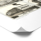 Brockton, MAパノラママップ – 1882 ポスター (角)