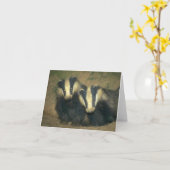 Brockwatchバッジのグリーティングカード カード (黄色い花)