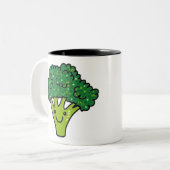 Brocoliの野菜 ツートーンマグカップ (正面左)