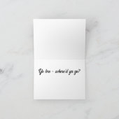 Brodent Gray RatまたはMouse おもしろい Bro Cartoon ノートカード (内部)