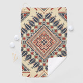 Broderie palestinienne traditionnelle ゴルフタオル (インサイチュ)