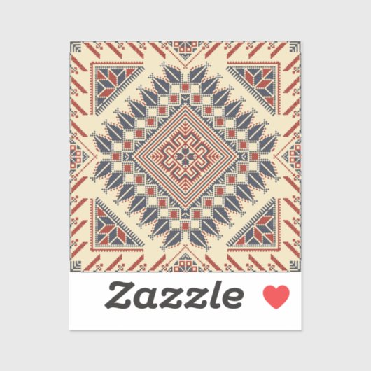 Broderie palestinienne traditionnelle シール (シート)