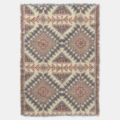 Broderie palestinienne traditionnelle スローブランケット (正面縦)