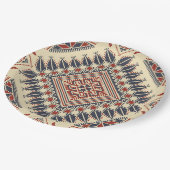 Broderie palestinienne traditionnelle ペーパープレート (アングル)