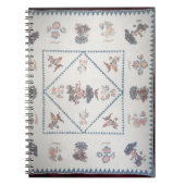 「Broderie Perseで」、c.1800 (、printe適用されるキルトにして下さい ノートブック (正面)