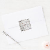 'Broderie Perse'のキルト, c.1800 (適用,印刷) スクエアシール (封筒)