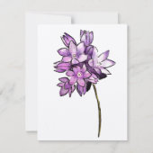 Brodiaeaの花 カード (正面)