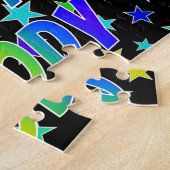 "BRODY"名、おもしろい"ハッピーバースデー" ジグソーパズル (側面)