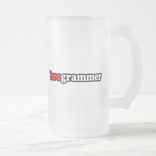 BROGRAMMER フロストグラスビールジョッキ (右)