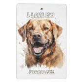 Broholmer Dog – クリップボインスパイアード ミニクリップボード (裏面)