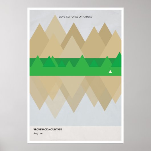 Brokeback Mountain映画ポスター ポスター (正面)