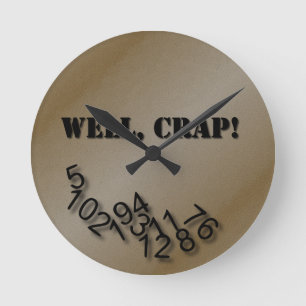 Broken ラウンド壁時計