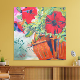 Broken 4 PAK Painting / Artist Larry Lerew キャンバスプリント