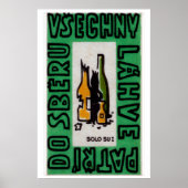 Broken Alcohol Bottles - Matchbox Print - Czech ポスター (正面)