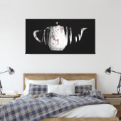 Broken And Dis-jointed Vessel Black  キャンバスプリント (インサイチュ (寝室))