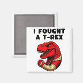 Broken Arm Recovery T-rex Kids Boys Dinosaur  マグネット (正面/裏面)