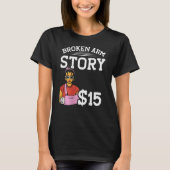 Broken Arm Story 15 BACKPRINT Broken Bone Tシャツ (正面)