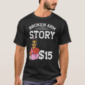 Broken Arm Story 15 BACKPRINT Broken Bone Tシャツ (正面)