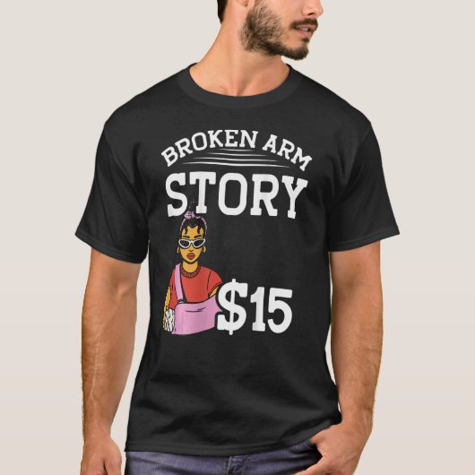 Broken Arm Story 15 BACKPRINT Broken Bone Tシャツ (正面)