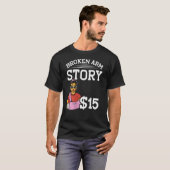 Broken Arm Story 15 BACKPRINT Broken Bone Tシャツ (正面フル)