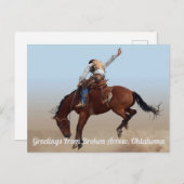 Broken Arrow, Oklahomaポストカードからの挨拶 ポストカード (正面/裏面)