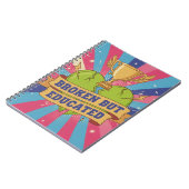 Broken But Educated Motivational Quote  ノートブック (左側)